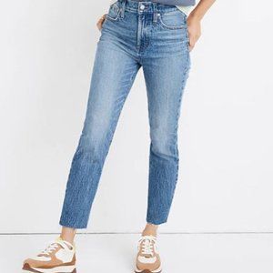 Madewell The Perfect Vintage Jean in Enmore Wash: Raw-Hem Edition NWT